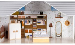 Кукольный домик Ecotoys Emma Residence с мебелью