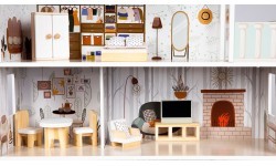Кукольный домик Ecotoys Emma Residence с мебелью