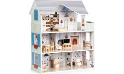 Dollhouse with Furnitures Ecotoys Emma Residence