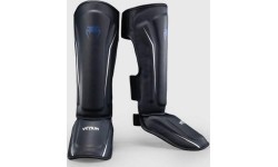Venum G-Core Shin Guards - Navy Blue/White