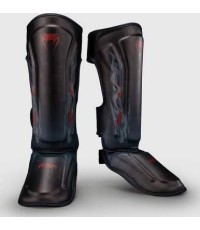 Venum Demon Shin Guards - Black/Grey
