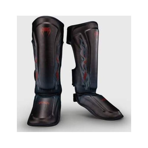 Venum Demon Shin Guards - Black/Grey
