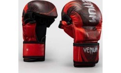 Venum Galactic 3.0 Sparring Gloves - Red/Silver