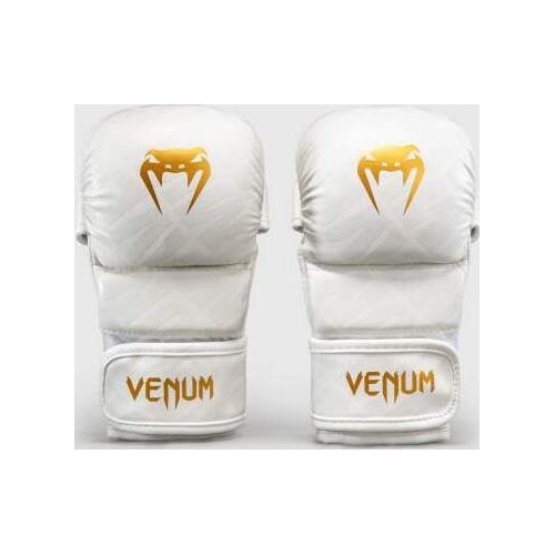 Venum Contender 1.5 XT 3D Sparring Gloves - White/Gold