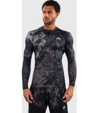 Venum Rage & Workout Long Sleeve Rashguard - Black/Grey