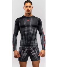Venum Demon Long Sleeve Rashguard - Black/Grey
