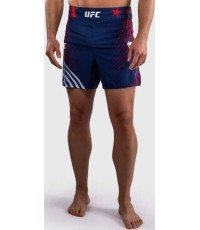 Men's Official UFC Freedom 250 by Venum Blue Authentic Fight Night Short Fit Fight Short