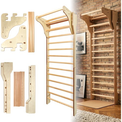 Wall Bars inSPORTline Shapemar 250 x 90 cm w/ Pull-Up Bar