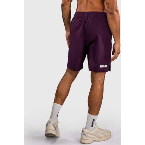 Venum Contender Training Shorts - Dark Purple/ White