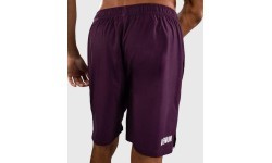 Venum Contender Training Shorts - Dark Purple/ White
