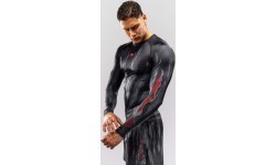 Venum Demon Long Sleeve Rashguard - Black/Grey