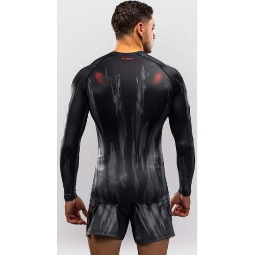 Venum Demon Long Sleeve Rashguard - Black/Grey