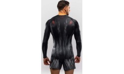 Venum Demon Long Sleeve Rashguard - Black/Grey