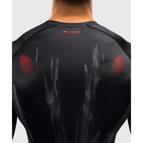 Venum Demon Long Sleeve Rashguard - Black/Grey