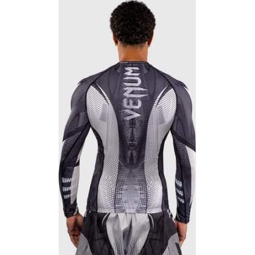 Venum Galactic 3.0 Long Sleeve Rashguard - Off-White/Black