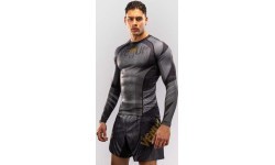 Venum Galactic 3.0 Long Sleeve Rashguard - Black/Gold