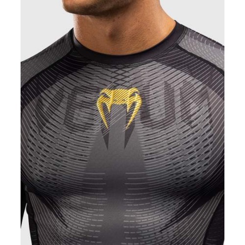 Venum Galactic 3.0 Long Sleeve Rashguard - Black/Gold