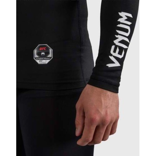 Venum UFC Unity by Venum Authentic Fight Week Men's Performance Long Sleeve Rashguard - Black