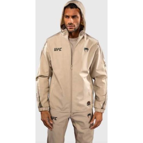 Venum UFC Unity by Venum Authentic Fight Week Men's Zip Hoodie - Sand