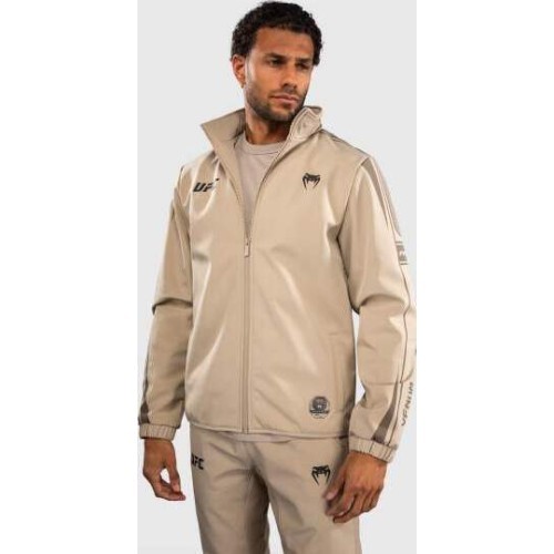 Venum UFC Unity by Venum Authentic Fight Week Men's Zip Hoodie - Sand