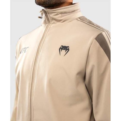 Venum UFC Unity by Venum Authentic Fight Week Men's Zip Hoodie - Sand