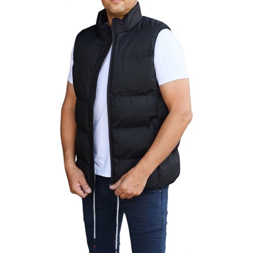 J.Style vīriešu veste, melna, 18M1159-392