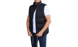 J.Style vīriešu veste, melna, 18M1159-392