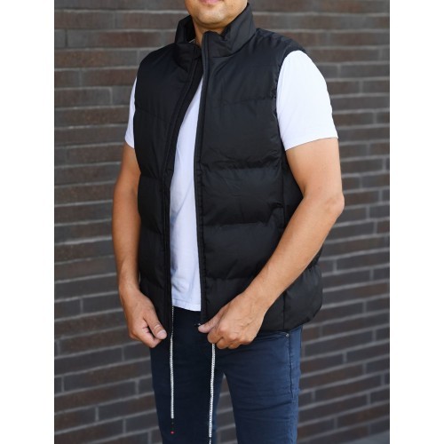 J.Style vīriešu veste, melna, 18M1159-392