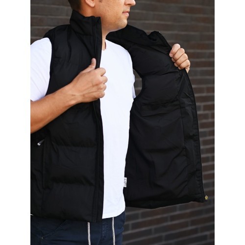 J.Style vīriešu veste, melna, 18M1159-392