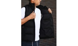 J.Style vīriešu veste, melna, 18M1159-392