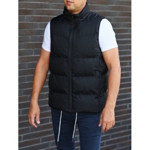 J.Style vīriešu veste, melna, 18M1159-392