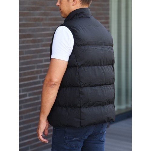 J.Style Men's Vest Black 18M1159-392