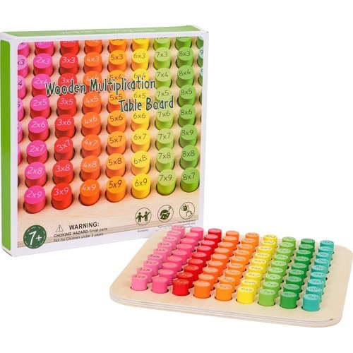 Wooden Multiplication Table