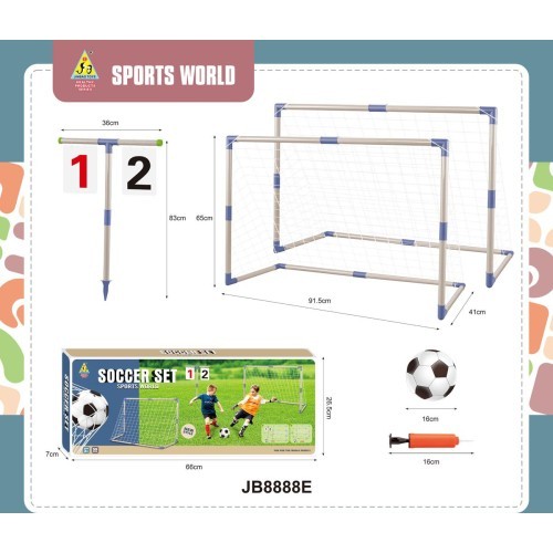 Goal Set with Scoreboard + Accessories