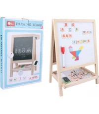 Double Sided Wooden Board + Accessories