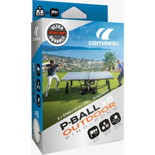 Cornilleau P-Ball Outdoor White x6