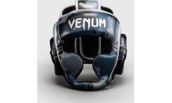 Venum Elite Camo Headgear - Dark Navy/Blue