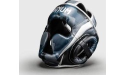 Venum Elite Camo Headgear - Dark Navy/Blue