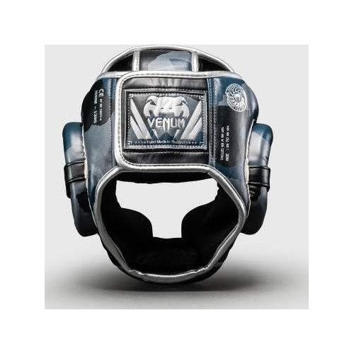 Venum Elite Camo Headgear - Dark Navy/Blue