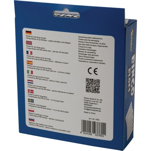 Philos Bingo Cards 200 sheets