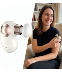 Massage Gun inSPORTline Pinteo • 580 mAh • 2,800 RPM • Up to 6 mm Amplitude • 165 g