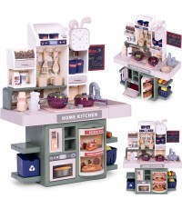 Kitchen for kids sounds LED steam generator 35 accessories