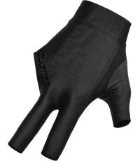 Billiard Glove, Cuetec Axis, 3-Finger, Noir Edition, to wear on right hand, XL